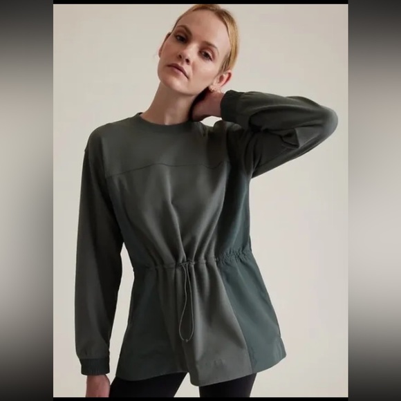 NWT Athleta Triumph Hybrid Crewneck Sweatshirt - Picture 8 of 13